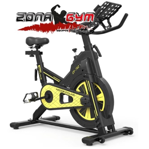 BICICLETA ESTÁTICA 13 KG PARA SPINNIG CON SOPORTE MULTIFUNCIONAL