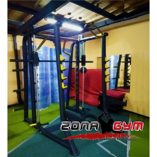 MÁQUINA PARA GIMNASIO JAULA + SMITH